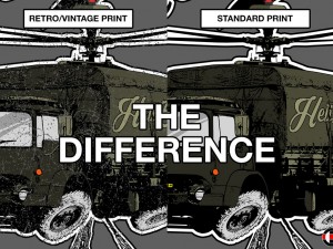 Retro/Vintage Prints - the difference