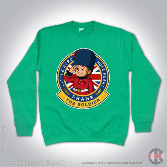 Frank The Soldier: Adult Sweatshirt Frank The Soldier: Adult Sweatshirt