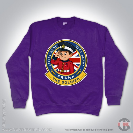 Frank The Soldier: Adult Sweatshirt Frank The Soldier: Adult Sweatshirt