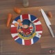 Frank The Soldier - Tempered Glass Chopping Board (3 sizes)