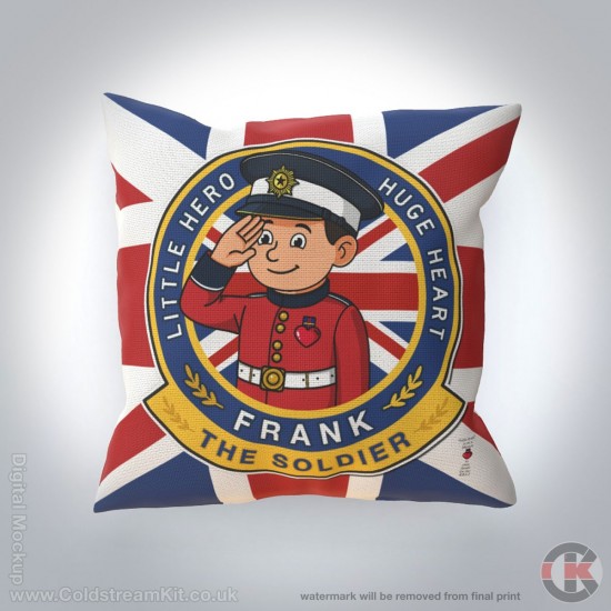 Frank The Soldier: Cushion 45cm by 45cm with inner (double-sided)