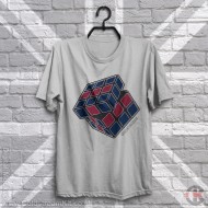 Blue Red Blue, Cube T-Shirt Blue Red Blue, Cube T-Shirt