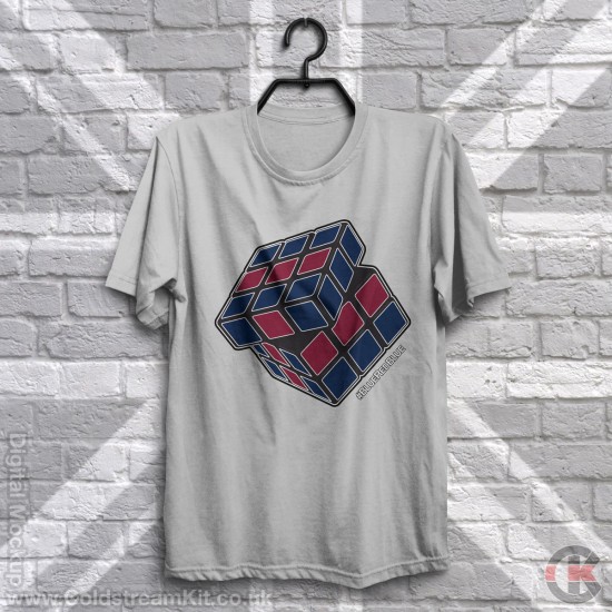 Blue Red Blue, Cube T-Shirt