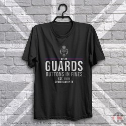 Buttons in Fives, Welsh Guards T-Shirt Buttons in Fives, Welsh Guards T-Shirt