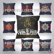 Proud To Have Served HM The Queen Cushion, Personalised Version (All Regiments) Proud To Have Served HM The Queen Cushion, Personalised Version (All Regiments)