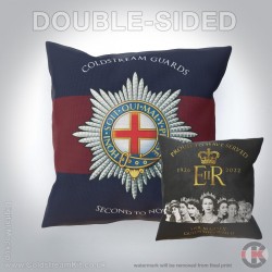 Proud To Have Served HM The Queen Cushion, Coldstream Guards Proud To Have Served HM The Queen Cushion, Coldstream Guards