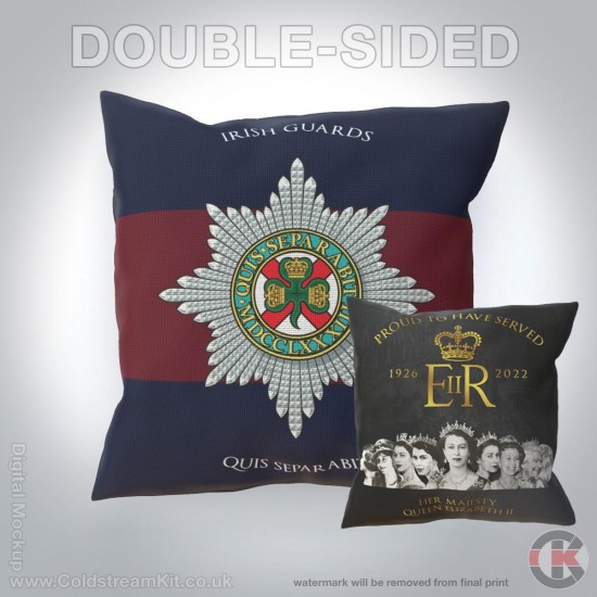 Proud To Have Served HM The Queen Cushion, Irish Guards