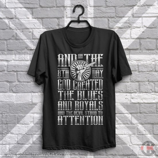 On the 8th (Eighth) Day, God Created the Blues and Royals T-Shirt