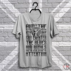 On the 8th (Eighth) Day, God Created the Blues and Royals T-Shirt On the 8th (Eighth) Day, God Created the Blues and Royals T-Shirt