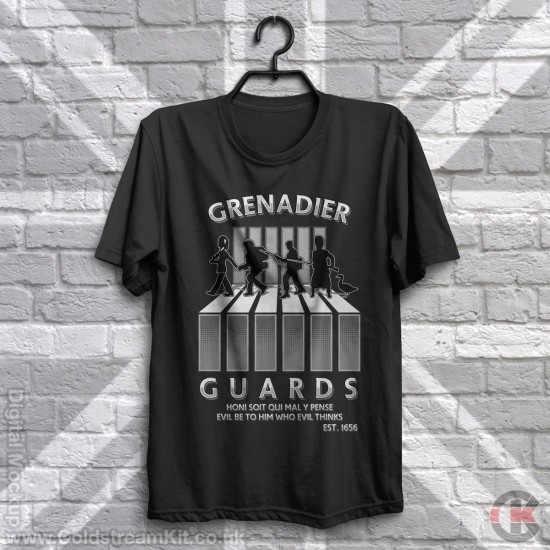 Abbey Road Parody Design - Grenadier Guards T-Shirt