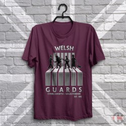 Abbey Road Parody Design - Welsh Guards T-Shirt Abbey Road Parody Design - Welsh Guards T-Shirt