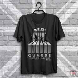 Abbey Road Parody Design - Welsh Guards T-Shirt Abbey Road Parody Design - Welsh Guards T-Shirt