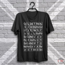 The Chemical Elements of the Coldstream Guards T-Shirt
