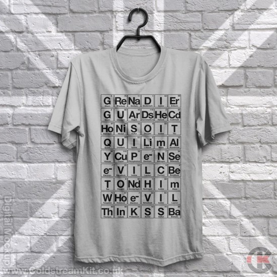 The Chemical Elements of the Grenadier Guards T-Shirt