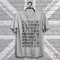 The Chemical Elements of the Irish Guards T-Shirt The Chemical Elements of the Irish Guards T-Shirt