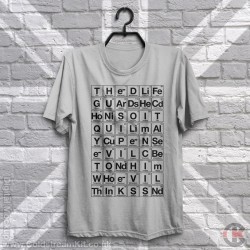 The Chemical Elements of the Life Guards T-Shirt The Chemical Elements of the Life Guards T-Shirt