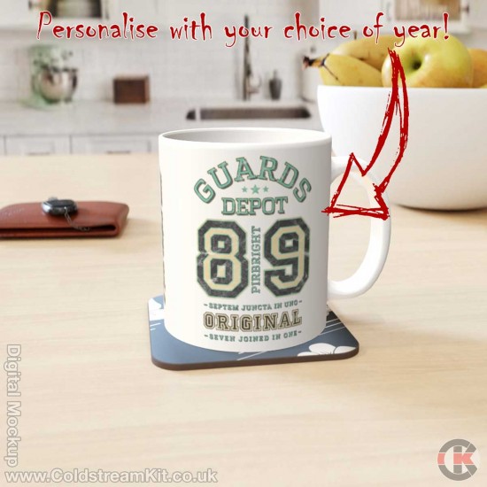 Guards Depot, Class of Pirbright (add your own year) Original Vintage/Retro Design Mug (choose your mug size)