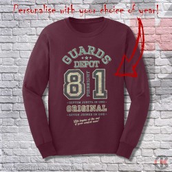 Guards Depot, Class of Pirbright (add your own year) Original Vintage/Retro Design Sweatshirt Guards Depot, Class of Pirbright (add your own year) Original Vintage/Retro Design Sweatshirt