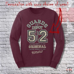 Guards Depot, Class of Caterham (add your own year) Original Vintage/Retro Design Sweatshirt Guards Depot, Class of Caterham (add your own year) Original Vintage/Retro Design Sweatshirt