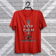 Keep Calm and Fix Bayonets - SA80/L85 Bayonet T-Shirt Keep Calm and Fix Bayonets - SA80/L85 Bayonet T-Shirt