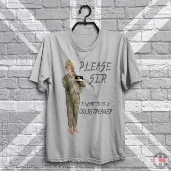 Oliver with a Twist, Irish Guards, Parody Design T-Shirt