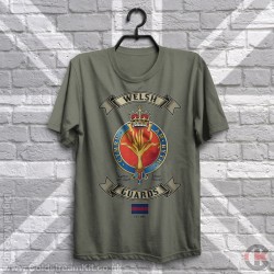 Retro Style (full colour) Welsh Guards T-Shirt Retro Style (full colour) Welsh Guards T-Shirt