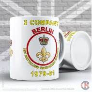 3 Company, 1st Bn Grenadier Guards, Berlin 1979-1981 11oz Mug 3 Company, 1st Bn Grenadier Guards, Berlin 1979-1981 11oz Mug