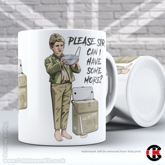 All In Stew, Range Stew, Oliver - please can I have some more Parody Mug (10% to Veterans Lifeline)