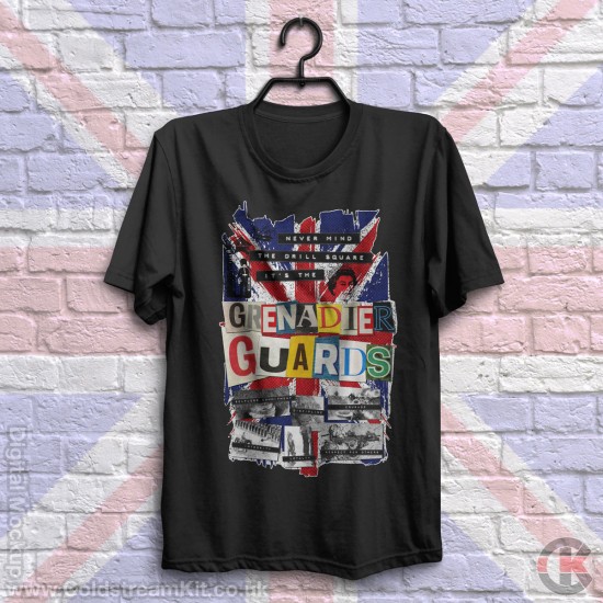 Sex Pistols 'Parody' Iconic British Design, Grenadier Guards T-Shirt