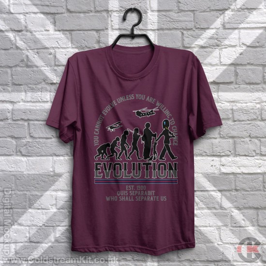 Evolution of a Guardsman, Irish Guards T-Shirt