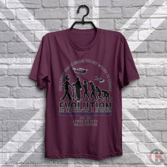 Evolution of a Guardsman, Welsh Guards T-Shirt