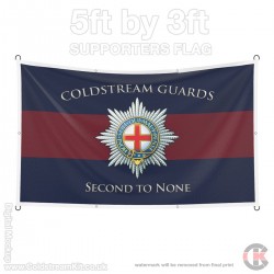 Coldstream Guards, 5ft by 3ft Supporters Flag (Military Insignia) Coldstream Guards, 5ft by 3ft Supporters Flag (Military Insignia)