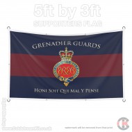 Grenadier Guards (Cypher), 5ft by 3ft Supporters Flag (Military Insignia) Grenadier Guards (Cypher), 5ft by 3ft Supporters Flag (Military Insignia)