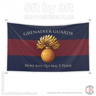 Grenadier Guards (Grenade), 5ft by 3ft Supporters Flag (Military Insignia) Grenadier Guards (Grenade), 5ft by 3ft Supporters Flag (Military Insignia)
