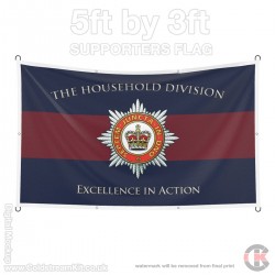 Household Division, 5ft by 3ft Supporters Flag (Military Insignia) Household Division, 5ft by 3ft Supporters Flag (Military Insignia)