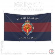 Welsh Guards, 5ft by 3ft Supporters Flag (Military Insignia) Welsh Guards, 5ft by 3ft Supporters Flag (Military Insignia)