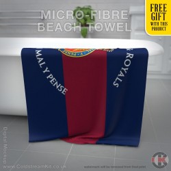 The Blues and Royals, Blue Red Blue Towel 160cm by 80cm Microfibre Towel with FREE GIFT! The Blues and Royals, Blue Red Blue Towel 160cm by 80cm Microfibre Towel with FREE GIFT!