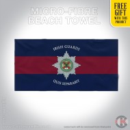 Irish Guards, Blue Red Blue Towel 160cm by 80cm Microfibre Towel with FREE GIFT! Irish Guards, Blue Red Blue Towel 160cm by 80cm Microfibre Towel with FREE GIFT!