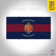 Welsh Guards, Blue Red Blue Towel 160cm by 80cm Microfibre Towel with FREE GIFT! Welsh Guards, Blue Red Blue Towel 160cm by 80cm Microfibre Towel with FREE GIFT!