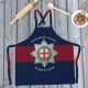 Coldstream Guards, Full Colour Print, Blue Red Blue Apron (Adult size)