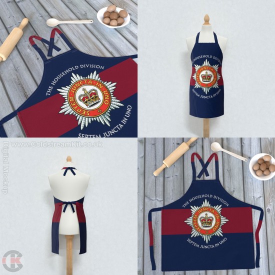 The Household Division, Full Colour Print, Blue Red Blue Apron (Adult size)