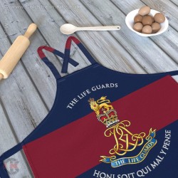 The Life Guards, Full Colour Print, Blue Red Blue Apron (Adult size)