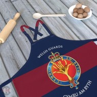 Welsh Guards, Full Colour Print, Blue Red Blue Apron (Adult size) Welsh Guards, Full Colour Print, Blue Red Blue Apron (Adult size)