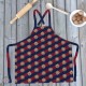 The Household Division, Lined Full Colour Print, Blue Red Blue Apron (Adult size)