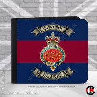 Grenadier Guards (Cypher), Blue Red Blue,  2 Fold Faux Leather Wallet Grenadier Guards (Cypher), Blue Red Blue,  2 Fold Faux Leather Wallet