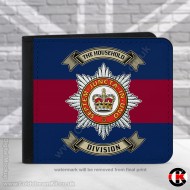 Household Division, Blue Red Blue,  2 Fold Faux Leather Wallet Household Division, Blue Red Blue,  2 Fold Faux Leather Wallet