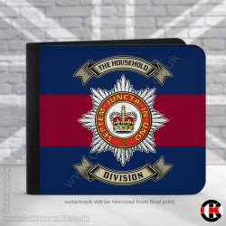Household Division, Blue Red Blue,  2 Fold Faux Leather Wallet Household Division, Blue Red Blue,  2 Fold Faux Leather Wallet