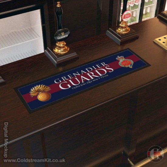 Grenadier Guards Blue Red Blue Bar Runner (Large) 88cm by 25cm