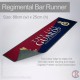 The Life Guards Blue Red Blue Bar Runner (Large) 88cm by 25cm