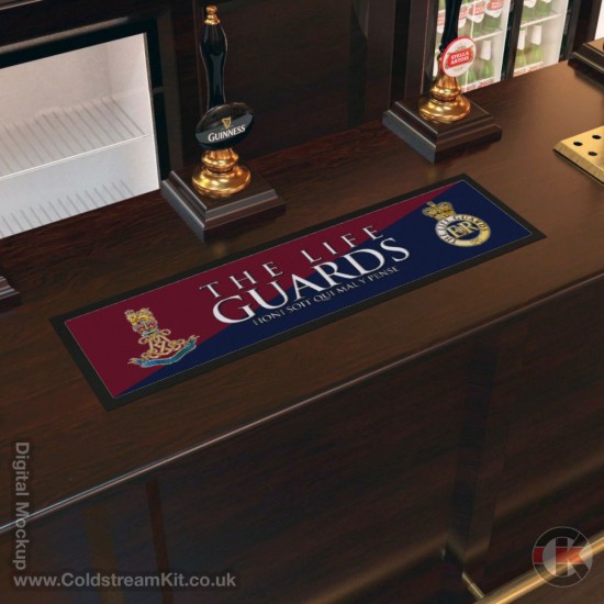 The Life Guards Blue Red Blue Bar Runner (Large) 88cm by 25cm